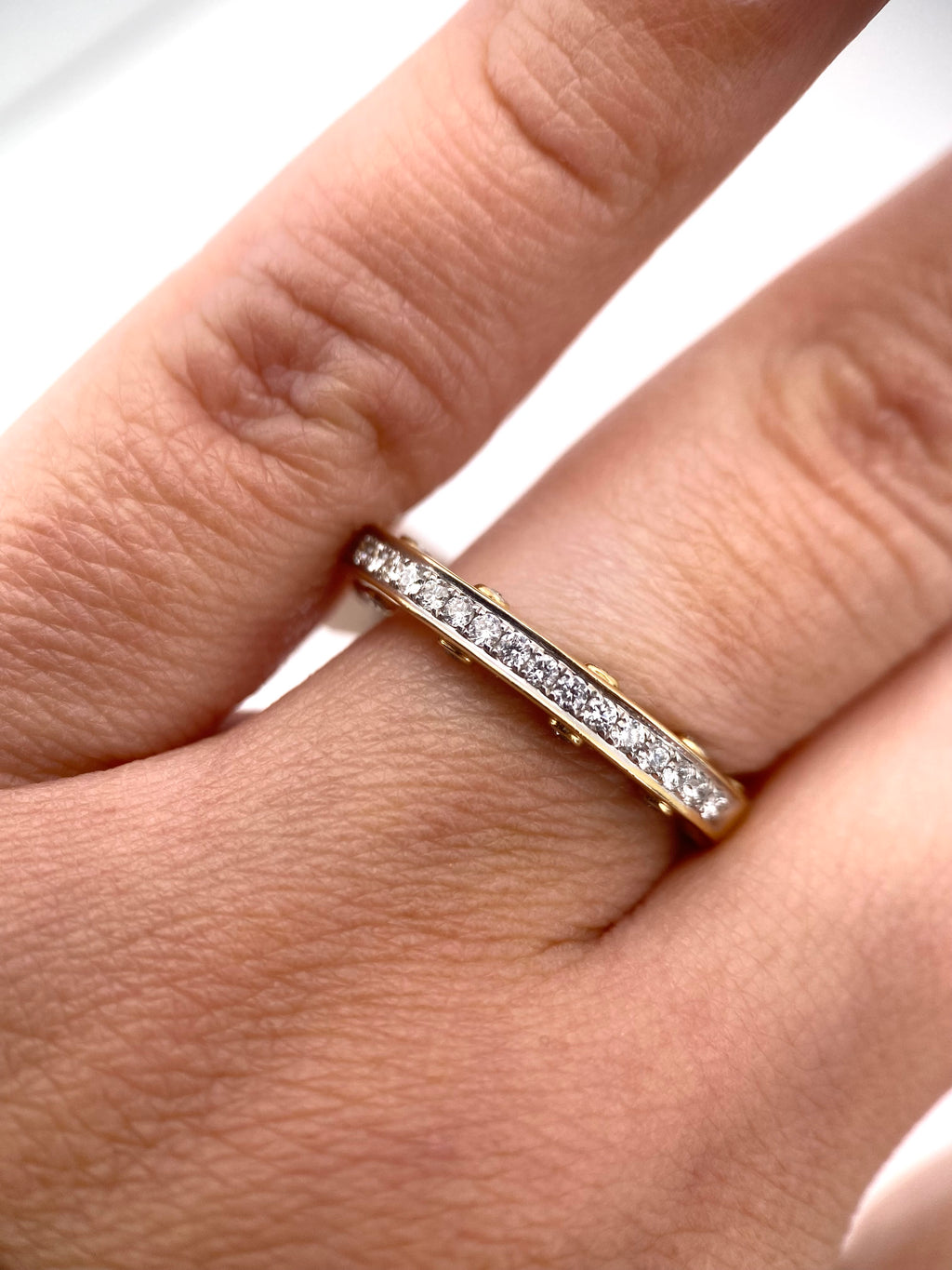 Churumbela con Diamantes Naturales Redondos 0.40ct Oro 14k Amarillo.            OF2193