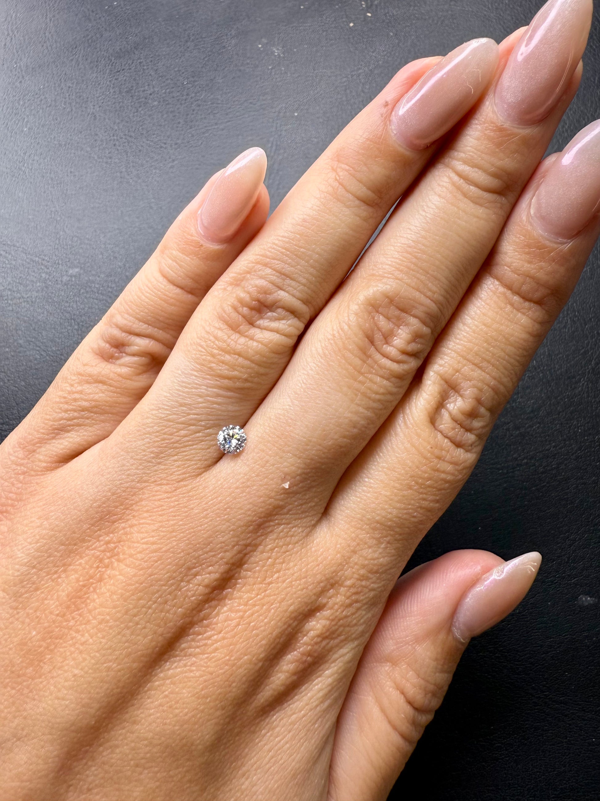 Redondo 0.33ct Diamante GIA