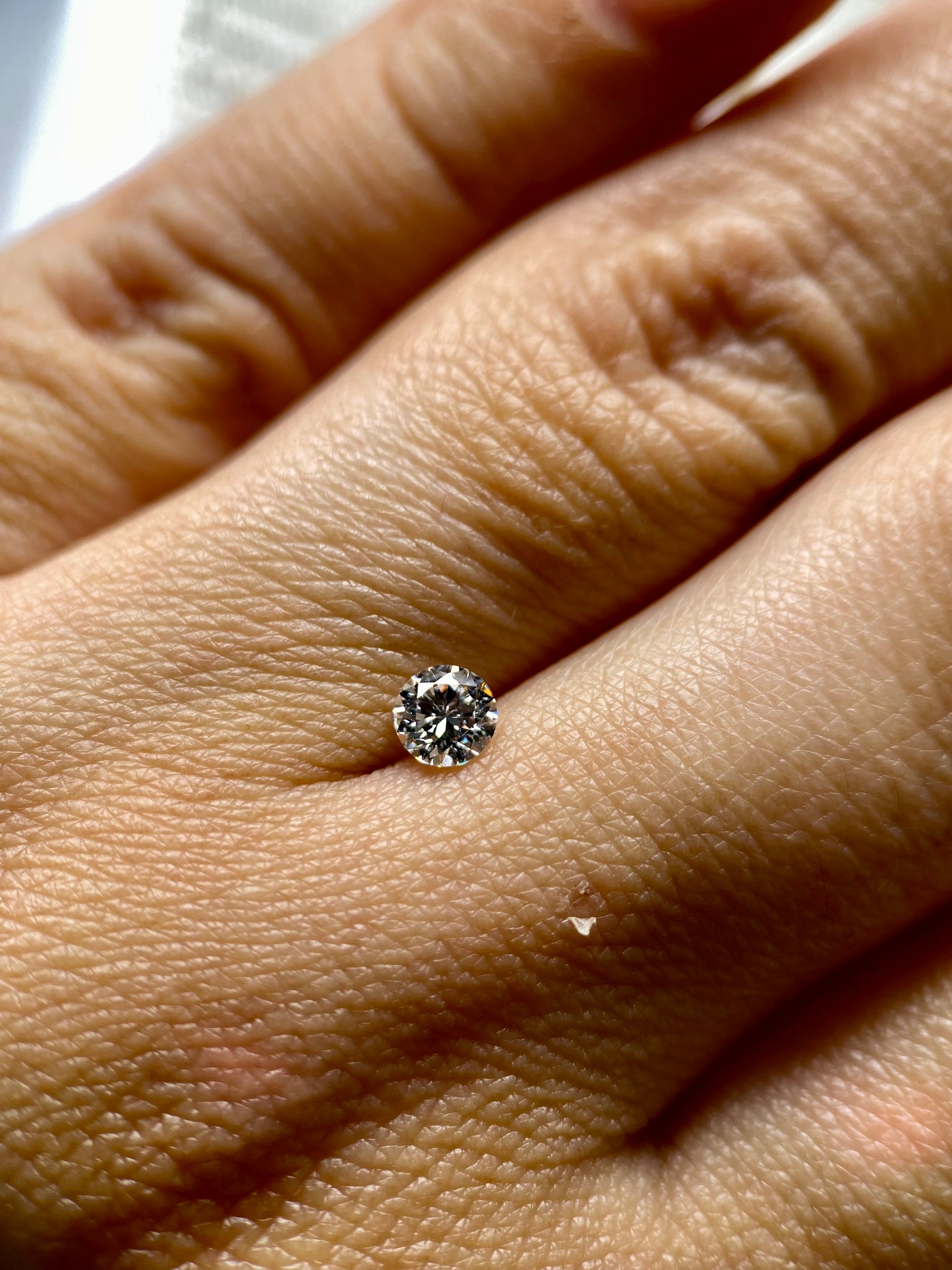 Redondo 0.33ct Diamante GIA