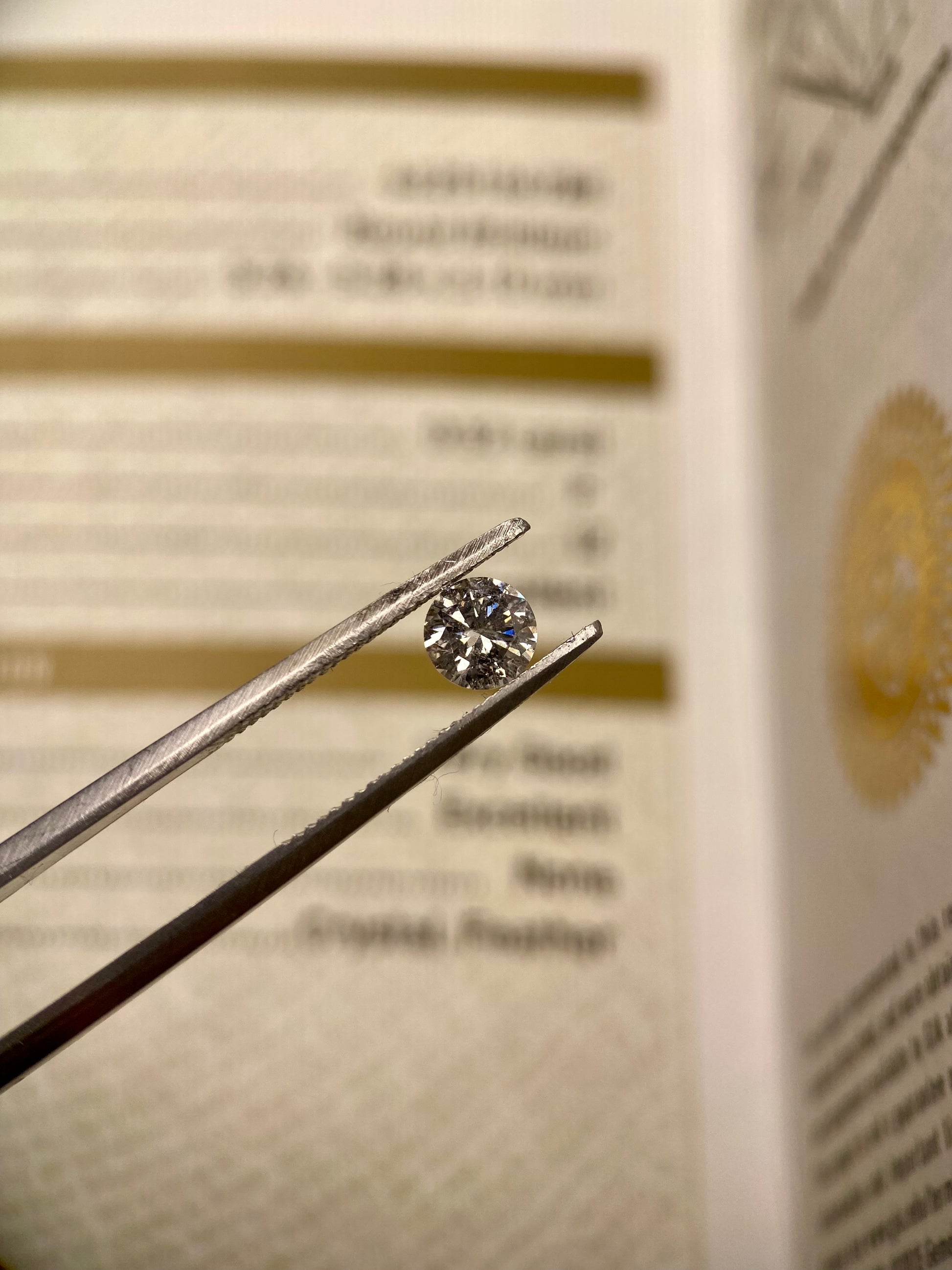 Redondo 0.52ct Diamante GIA