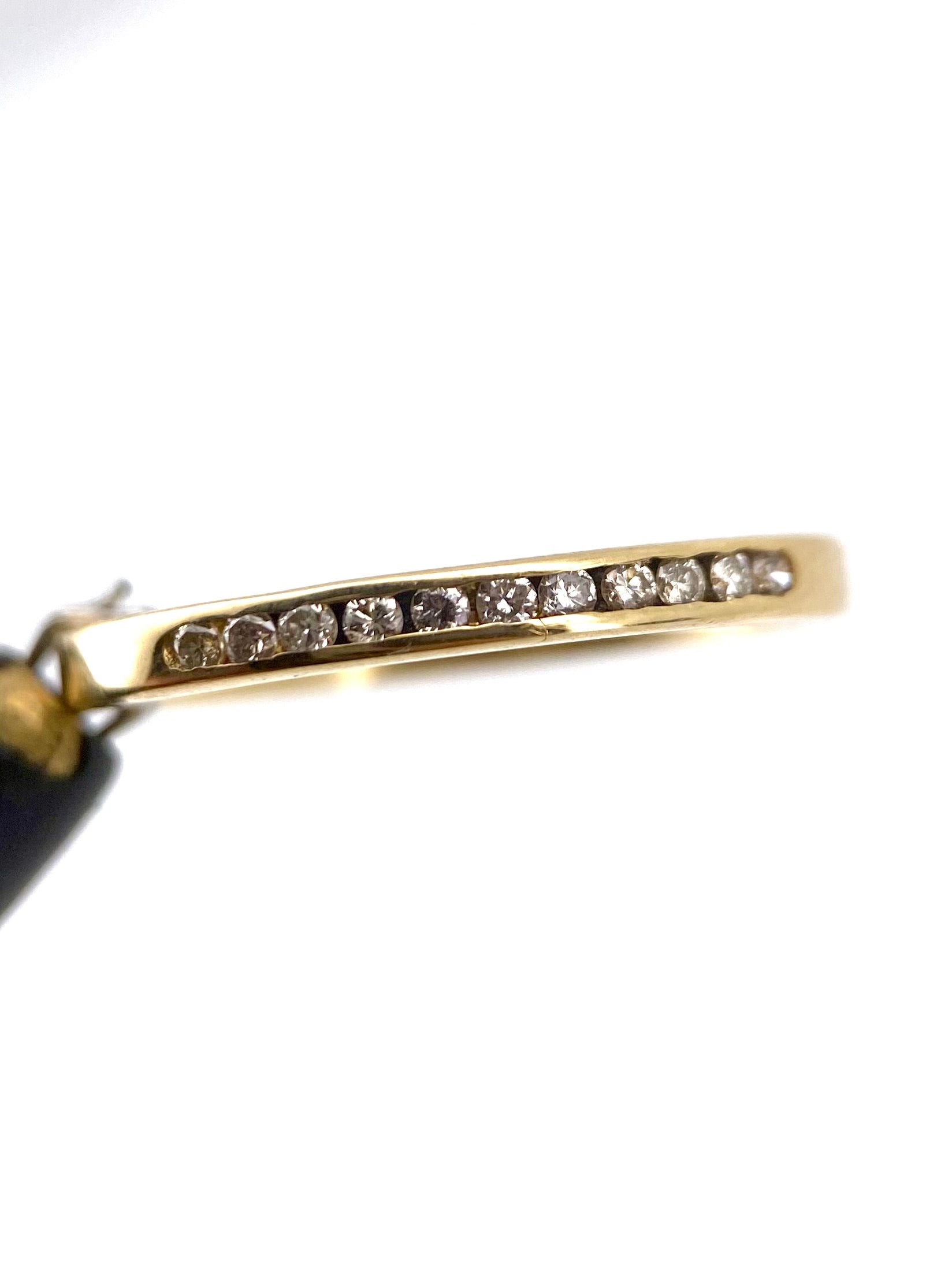 Churumbela Redonda 0.14ct Oro 14k Amarillo.            OF2322