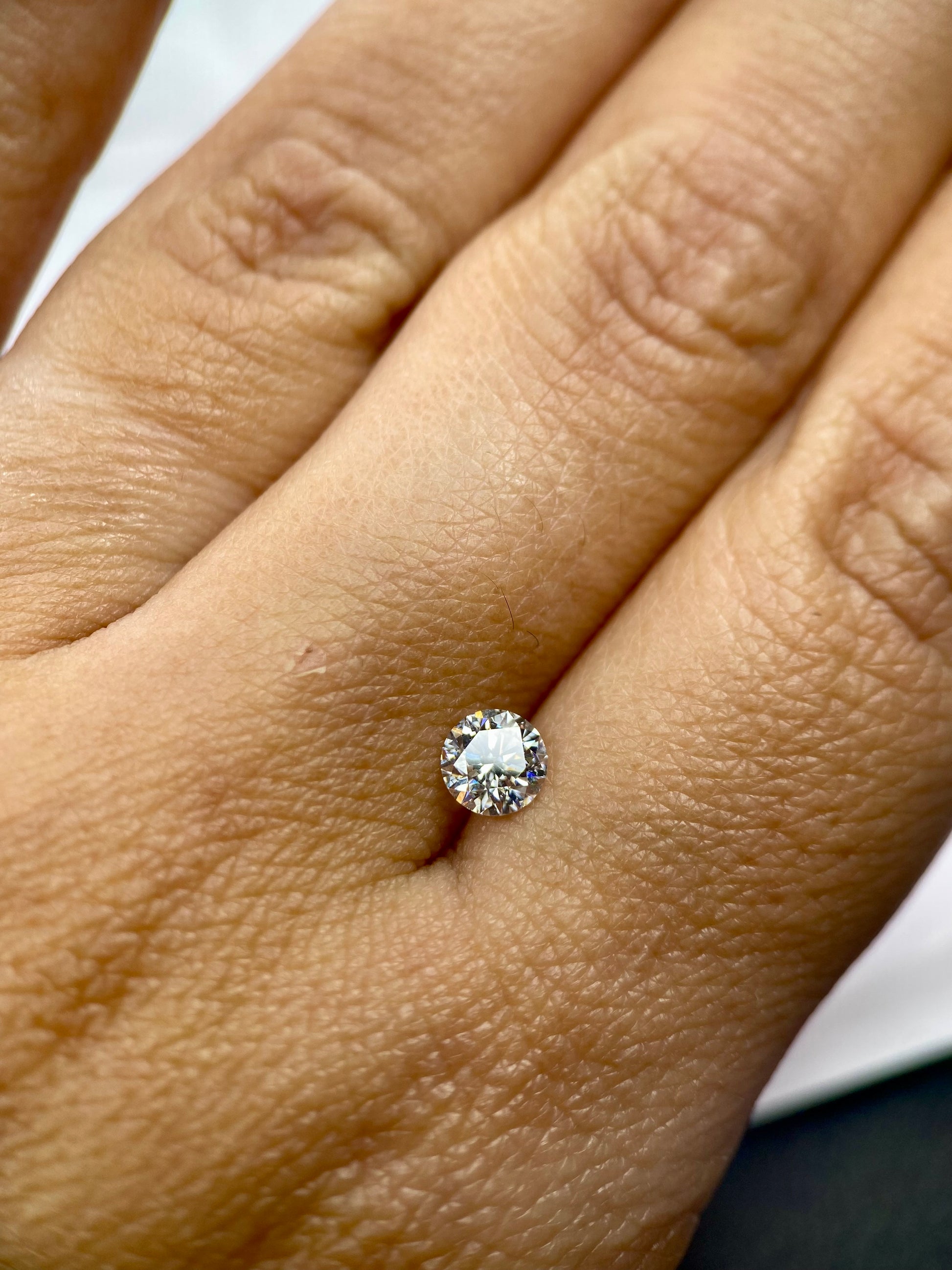 Redondo 0.55ct Diamante GIA