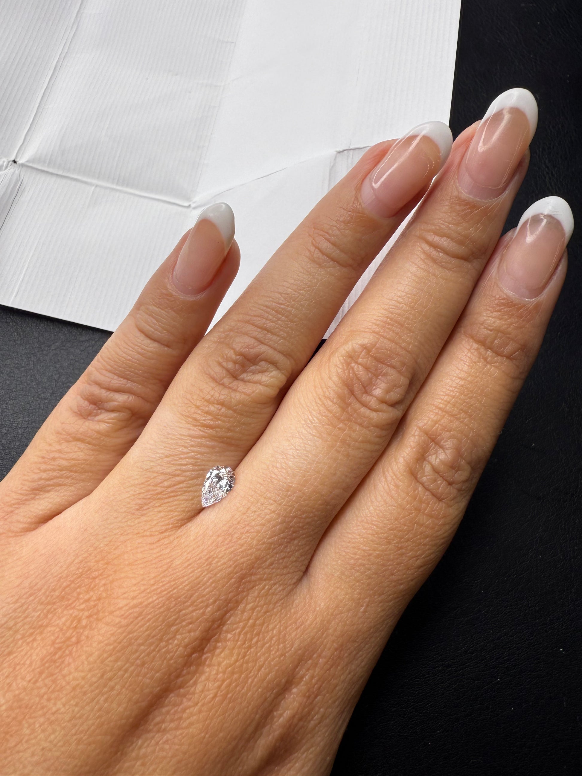 Pera 0.51ct Diamante GIA