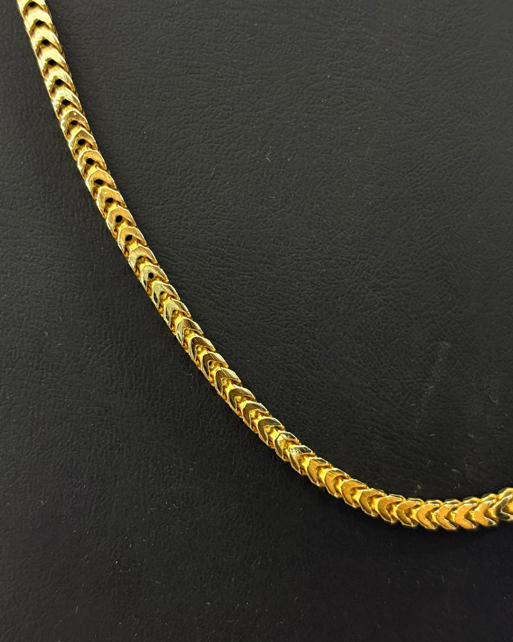 Cadena de Oro 10k Amarillo Tejido Espiga