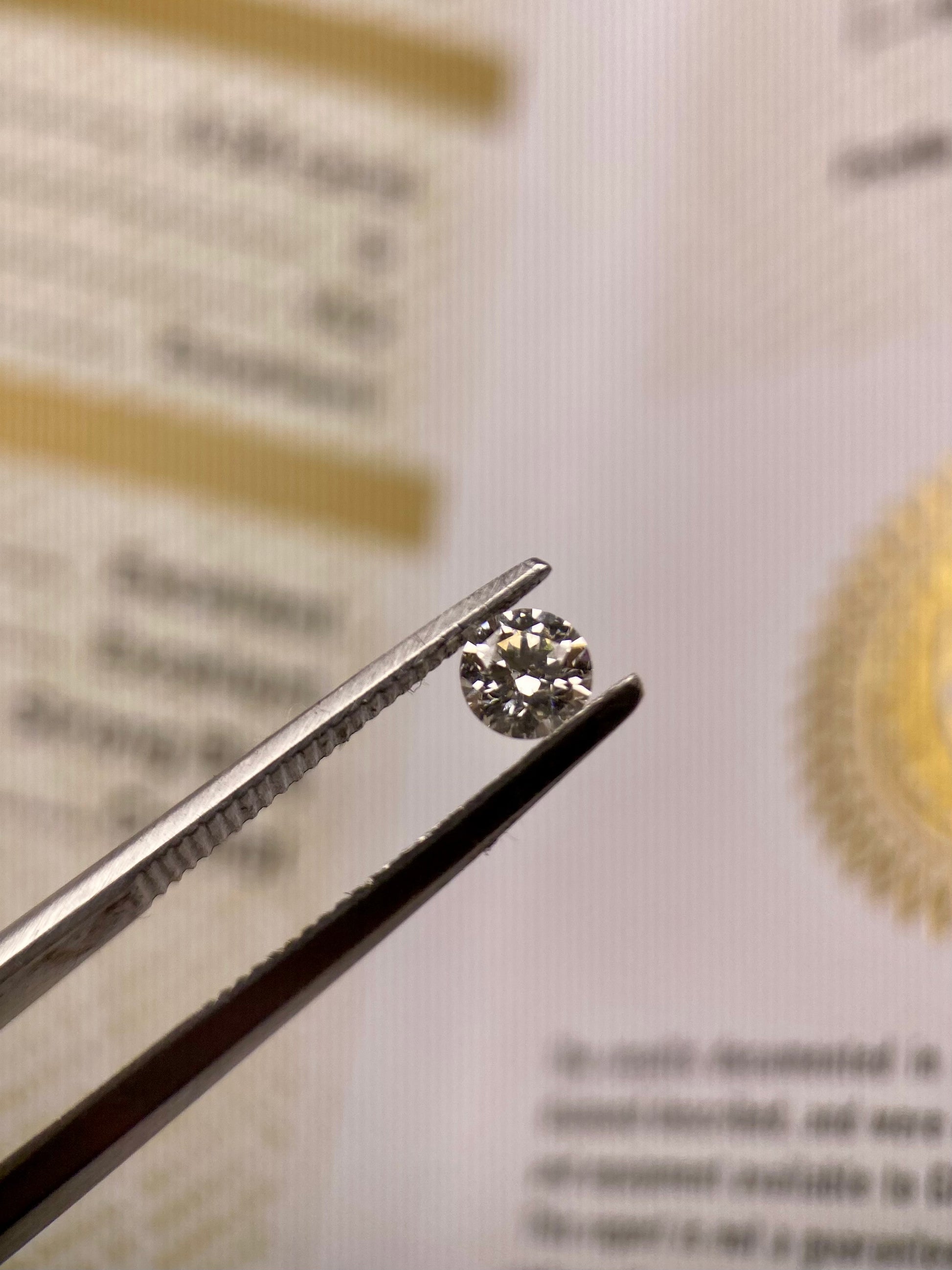 Redondo 0.30ct Diamante GIA